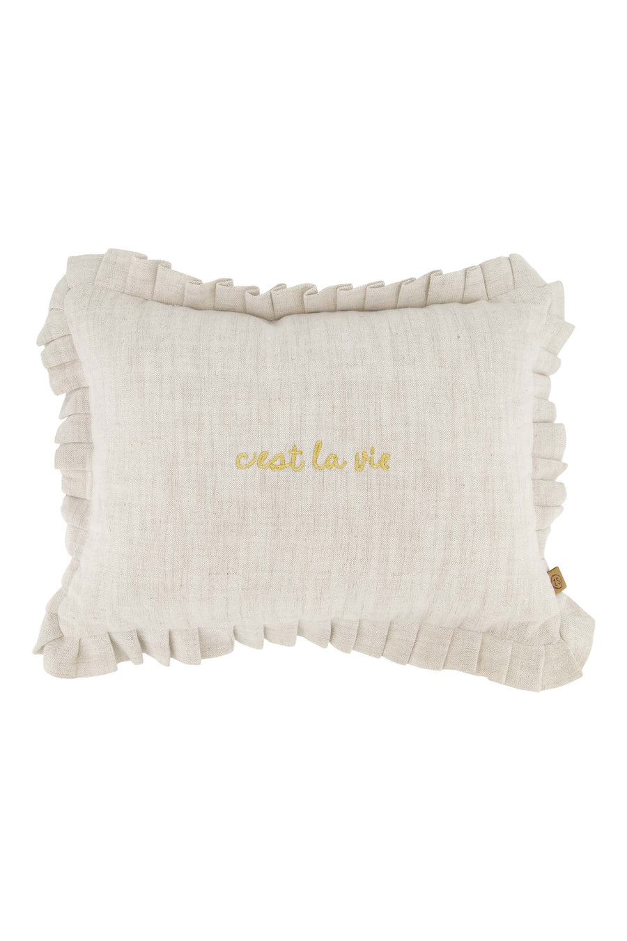 kussen cest la vie 35x25cm peper en zout | peper en zout