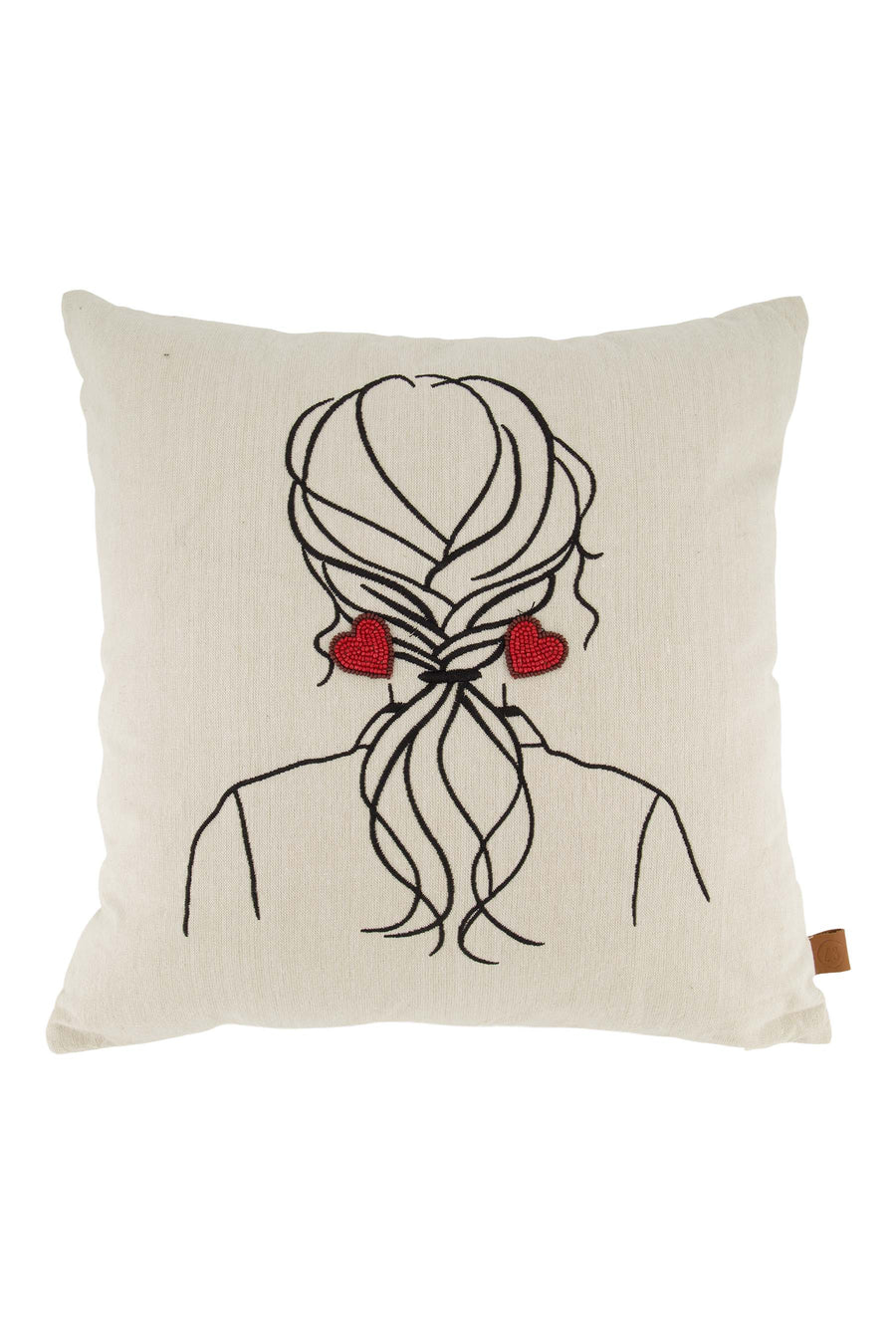 kussen vrouw 45x45cm peper en zout | peper en zout