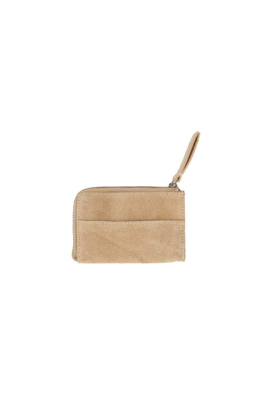 suede pasjeshouder | grey oyster