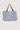love tote bag met leren details | sky blue