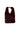 fluffy tas met PU detail | burgundy