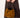 suede bag with chain handle | medium brown