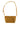 suede tas met riem detail | mid brown