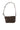 suede tas met riem detail | dark choco