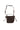 suede tas met knoop detail | dark choco