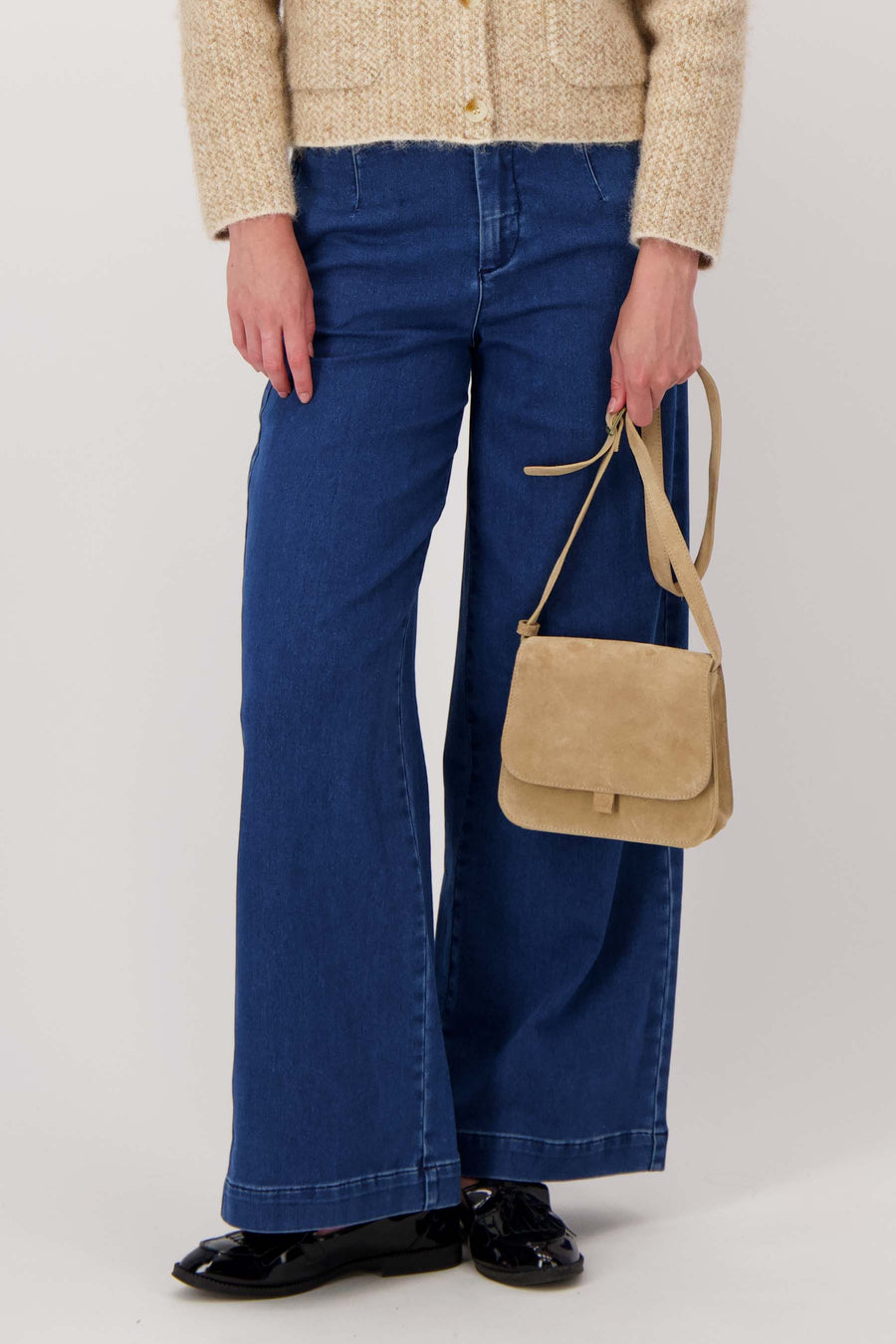 suede schoudertasje | kit