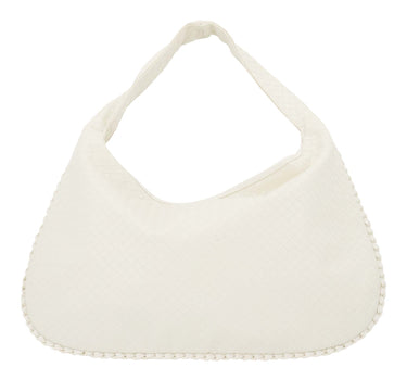 grote gevlochten tas | off white