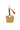 gehaakte tas/sleutelhanger tas | coral