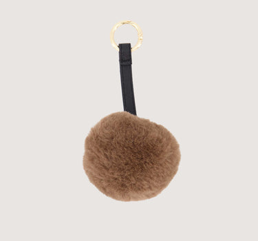 pompom pendant | hazelnut