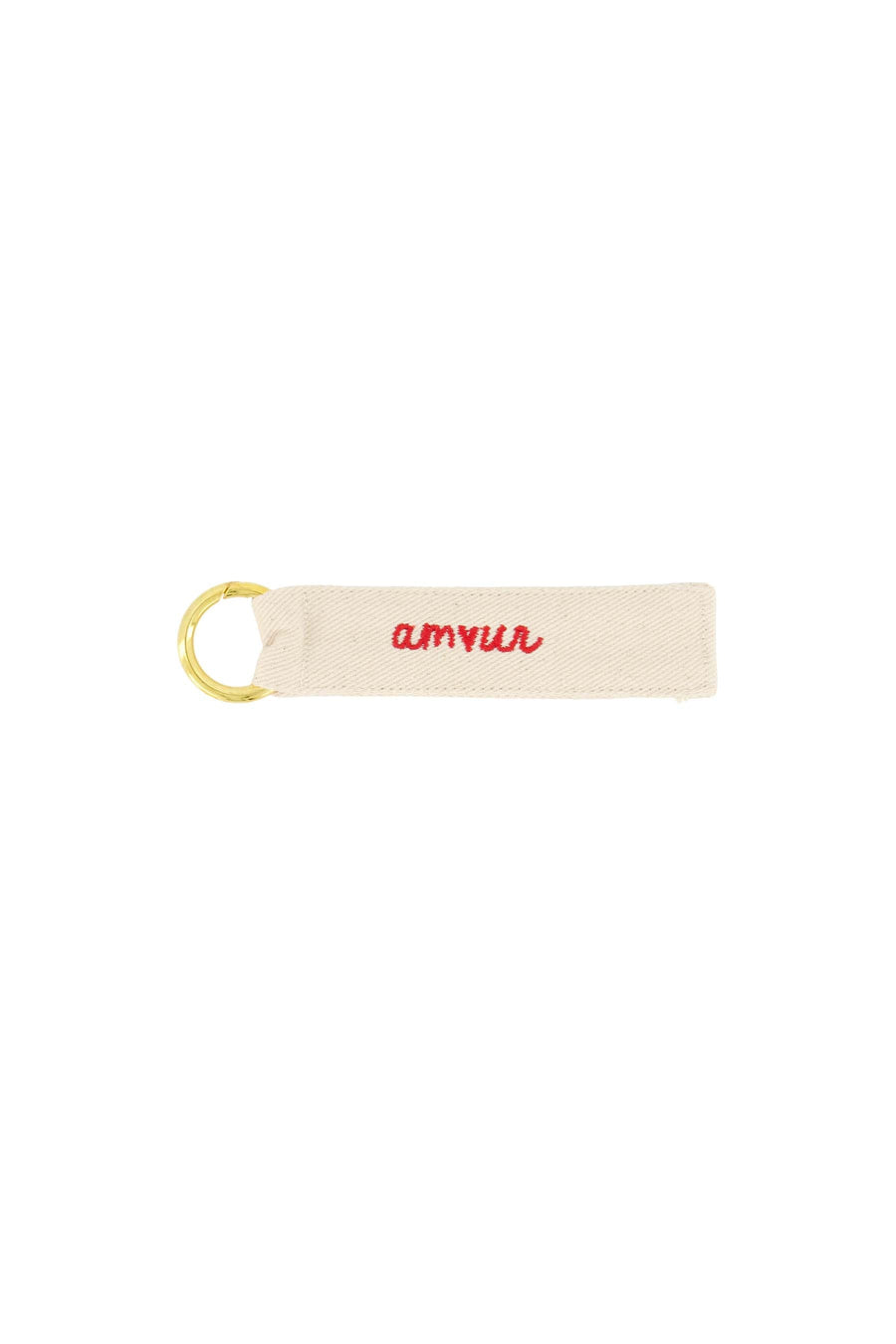 sleutelhanger amour | wit / rood