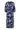 kimono jurk met print | summer navy / off white