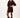 brei jurk met raglan mouwen | burgundy
