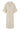 Mousseline-Kleid mit Kragen | Off-White