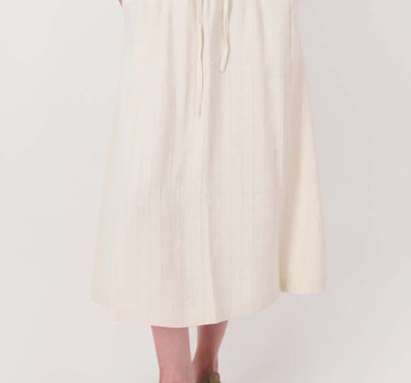 rok in structuur stof | off white