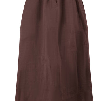 ramie skirt | dark sand