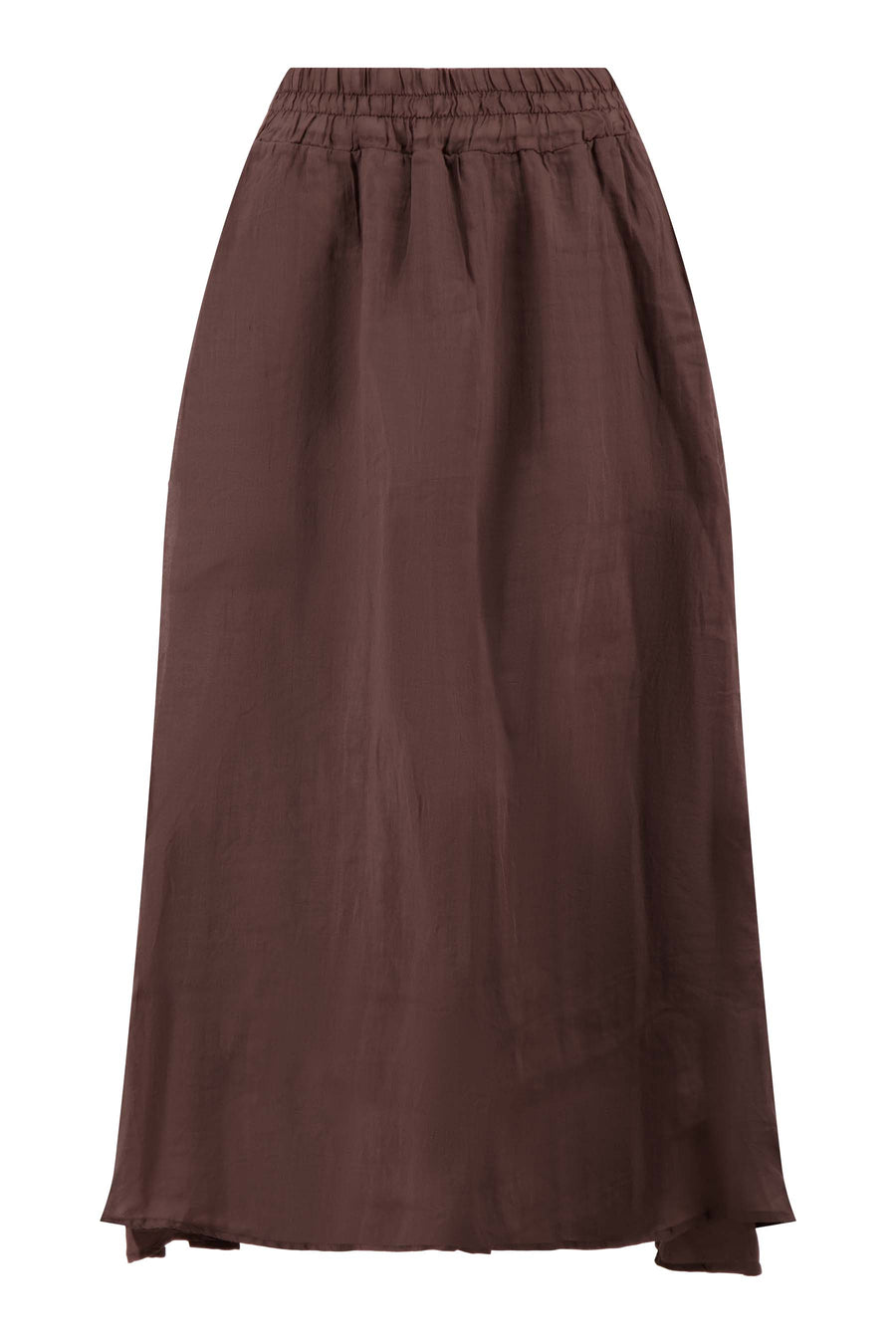 ramie skirt | dark sand