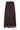 satijnen rok met kant detail | dark choco