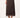 satijnen rok met kant detail | dark choco