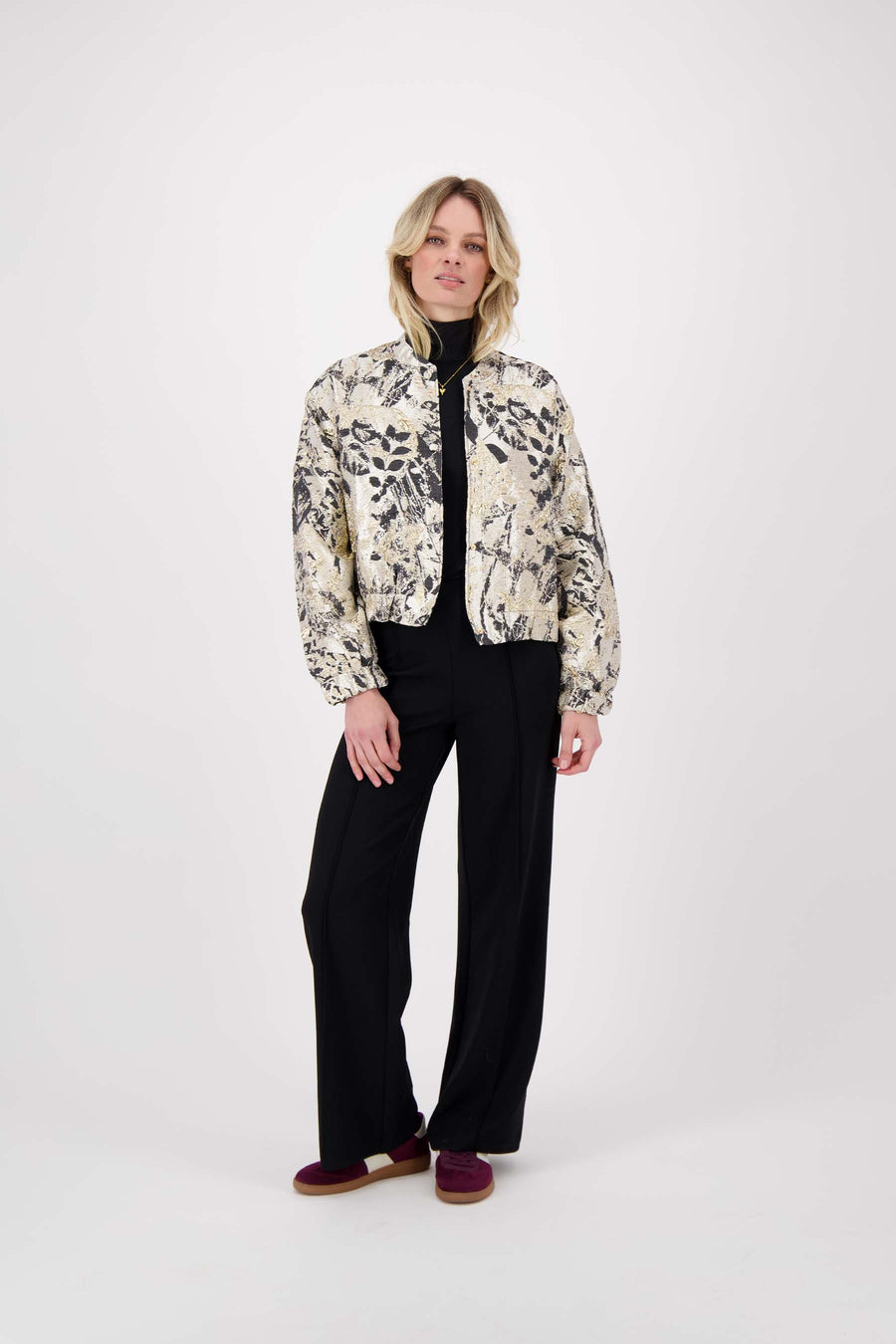 broek met naad | zwart