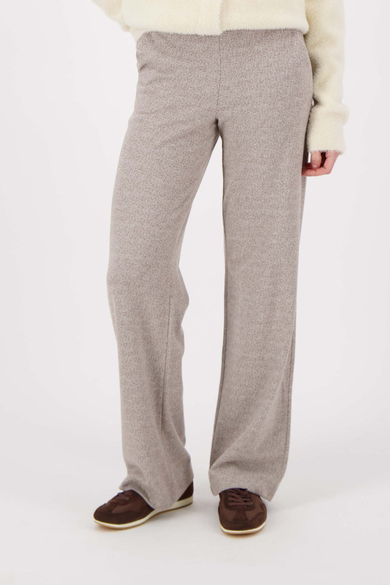 Jacquardhose zweifarbig | beige / cremefarben
