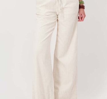striped wide-leg pants | kit