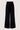Leinenhose mit Paspeldetails | schwarz