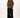 broek in superstretch met bandplooi | black
