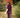 PU wideleg broek | burgundy
