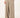 twill broek met stretch schuine band | dark taupe / off white