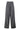 Krijtstreep Broek met Satijnen Bies | light grey melange