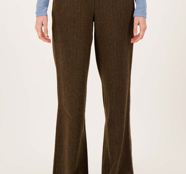 Broek met Visgraat | hazelnut