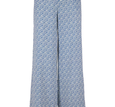 print pants wide model | multicolor