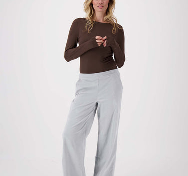 corduroy broek met elastaan | medium grey