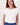 boat neck top with embroidery | off white