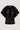 organza top raglan | black van Zusss, transparante stof met zebra-achtig patroon en ruime mouwen.