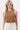 tanktop met borduur | warm camel