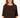 Feather Top mit kurzen Ärmeln, gefüttert | Dark Choco