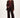top van stretch kant met ruffle mouw | burgundy