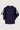 boothals top met bies en vlindermouw | dark navy