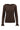 Boothals Top met Lange Mouw en Ruffles | hazelnut