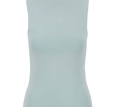 Singlet mit U-Ausschnitt | aschblau