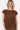plisse top met panterprint | camel