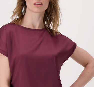 satin top | port