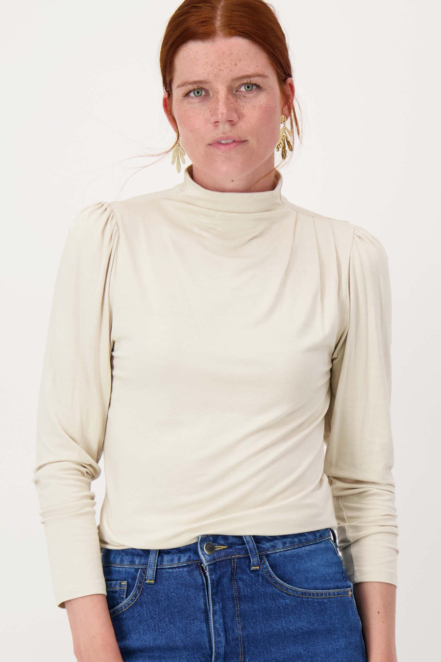 top met plooi detail | kit