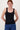 basic singlet met stretch | zwart