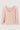 V hals trui 2 kanten draagbaar 3/4 mouw | light pink