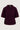 boucle trui korte mouw | burgundy