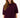 boucle trui korte mouw | burgundy