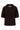 boucle trui korte mouw | dark choco