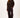 boucle trui korte mouw | dark choco